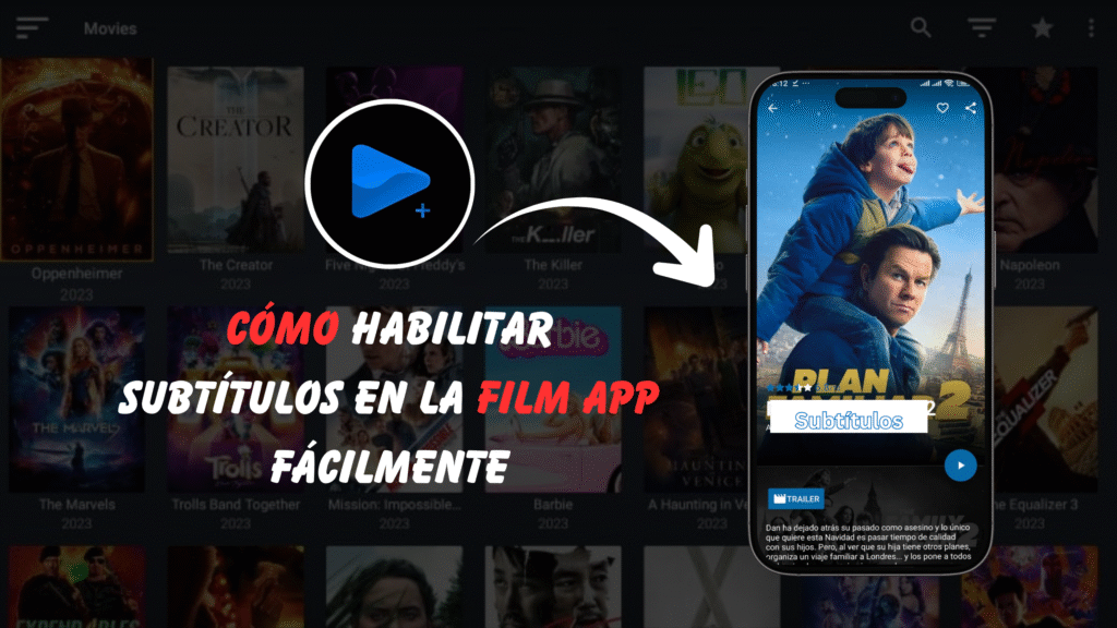 Cómo habilitar subtítulos en la Film App fácilmente