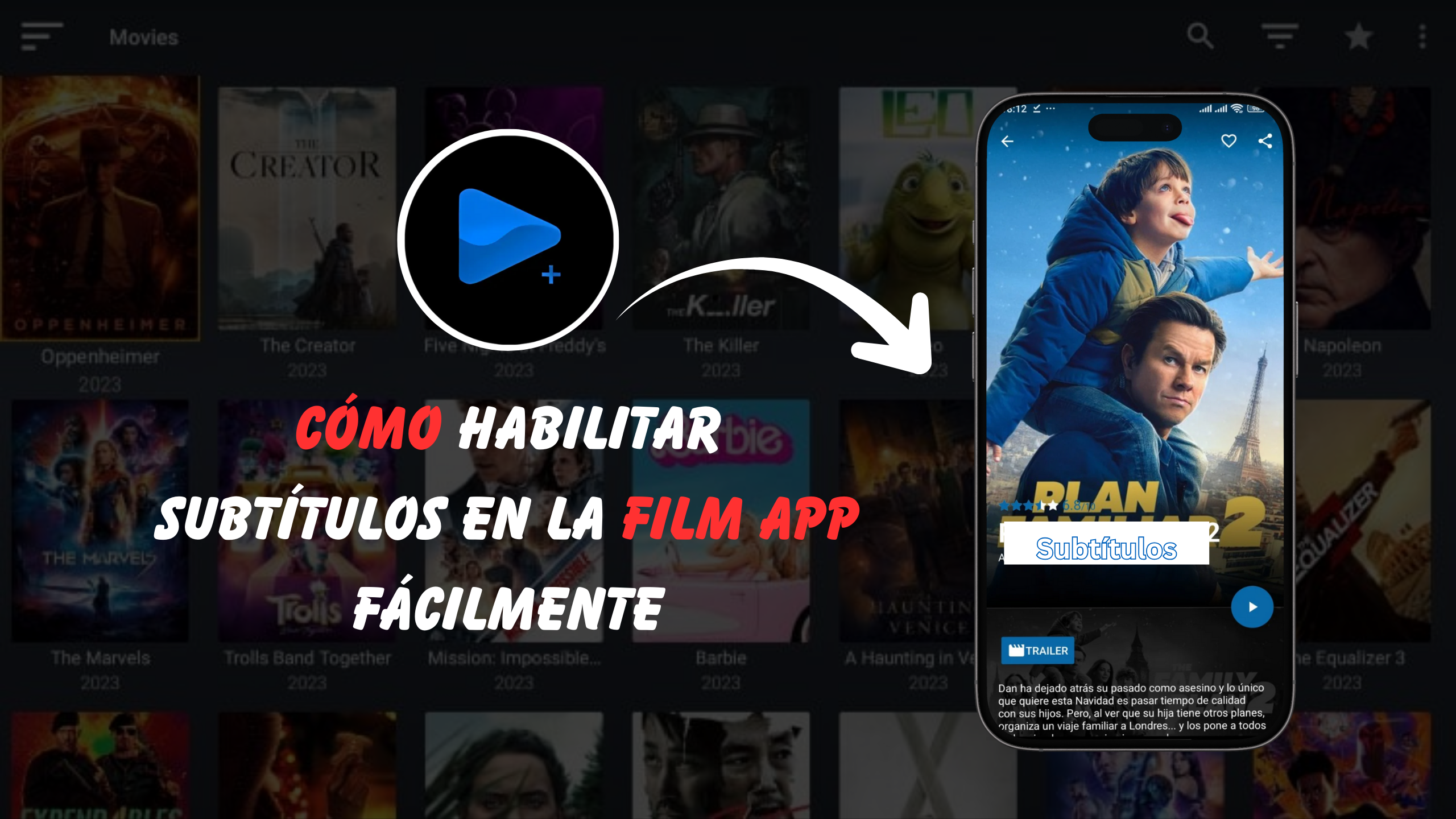 Cómo habilitar subtítulos en la Film App fácilmente