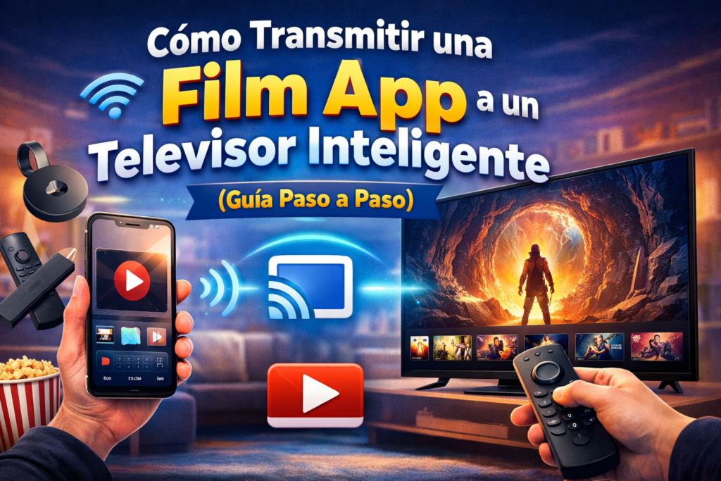 Cómo transmitir una Film App a un televisor inteligente (Guía paso a paso)