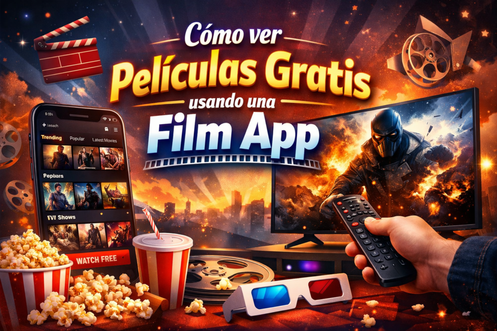 Cómo ver películas gratis usando una Film App