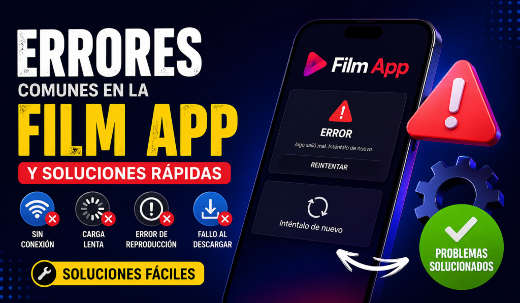 Errores comunes en la Film App y soluciones rápidas