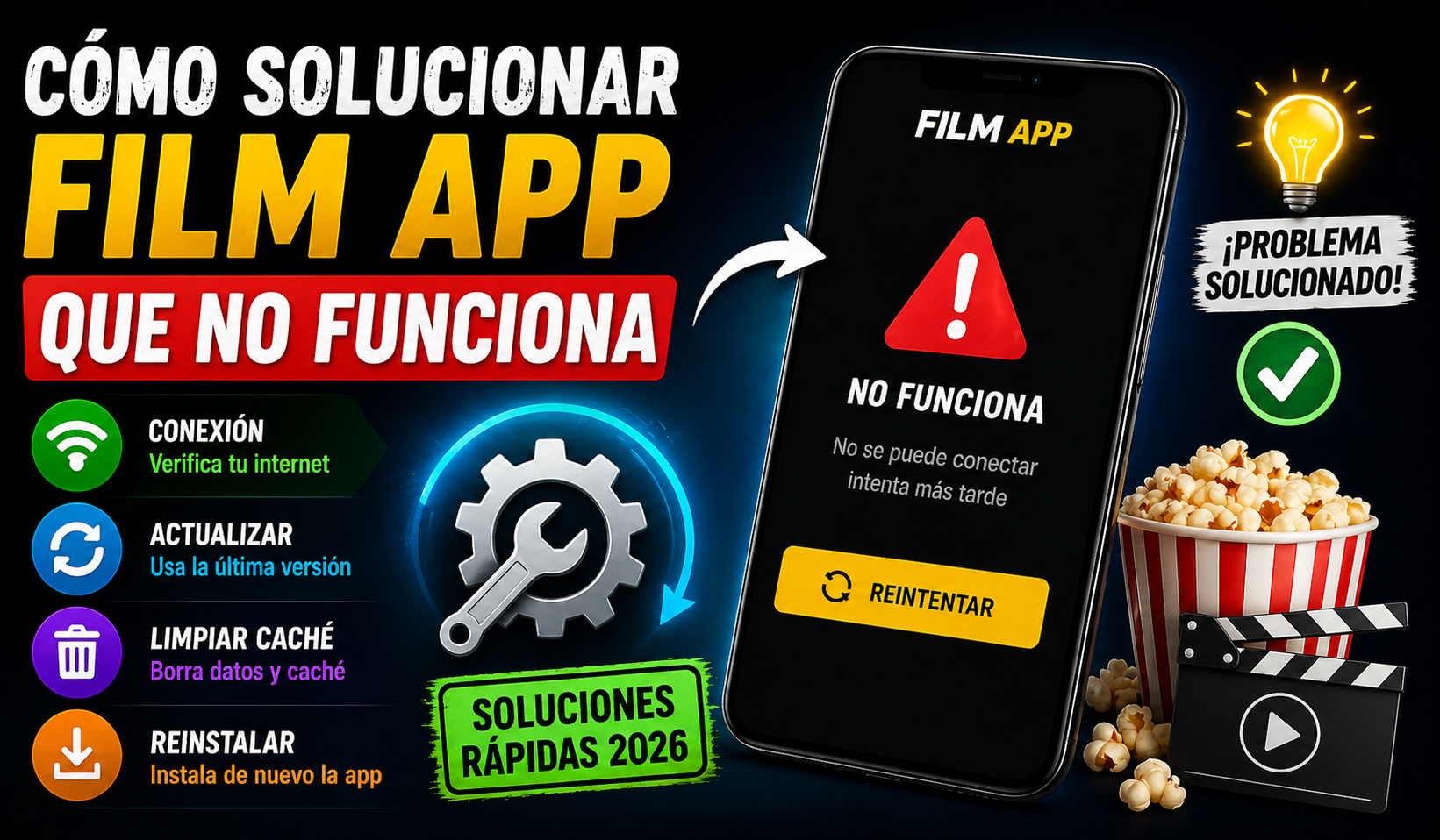 Cómo solucionar el problema de la Film App que no funciona